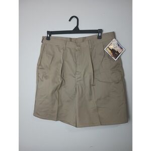 NWT Vintage Robert Bruce Tan Men's Shorts Size 38 70s 80s Made in USA